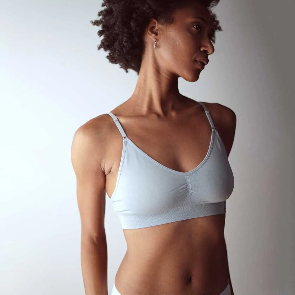 EVERYDAY BRA for teen girls and women, fits AA to DDD cup sizes. BRABAR wireless bra with back closure for t-shirt bra girls
