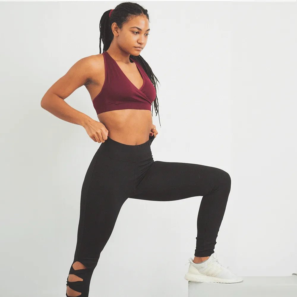 HUG STRAPPY HALTER BRA, BRABAR, SPORTS BRA. Bras for Tween and Teenage Girls. Teen Red Bralettes Sports Bra, fits A to D cups