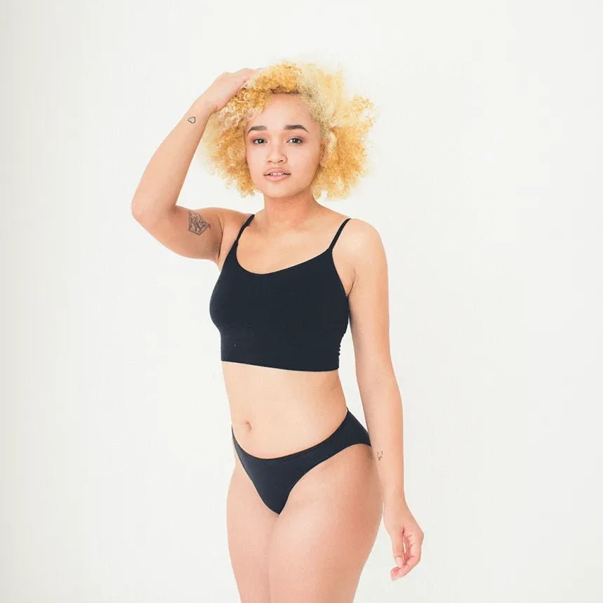 SOFT CAMI BRA TOP, BRABAR, SUPER SOFT CAMI BRALETTE. Bras for Tween and Teenage Girls. Bralette Sports Bra, fit AA - D Black
