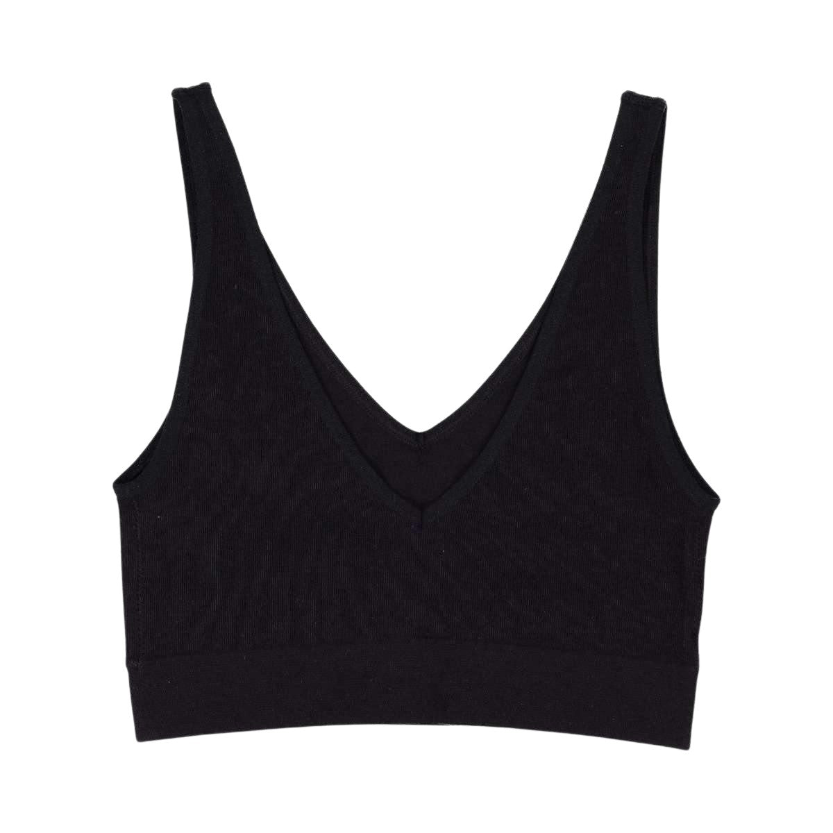 SOFT V CROP TOP BRALETTE LOUNGE BRA by BRABAR. Sports bralette, wireless bra fits A-D cup sizes. Perfect for teens and women