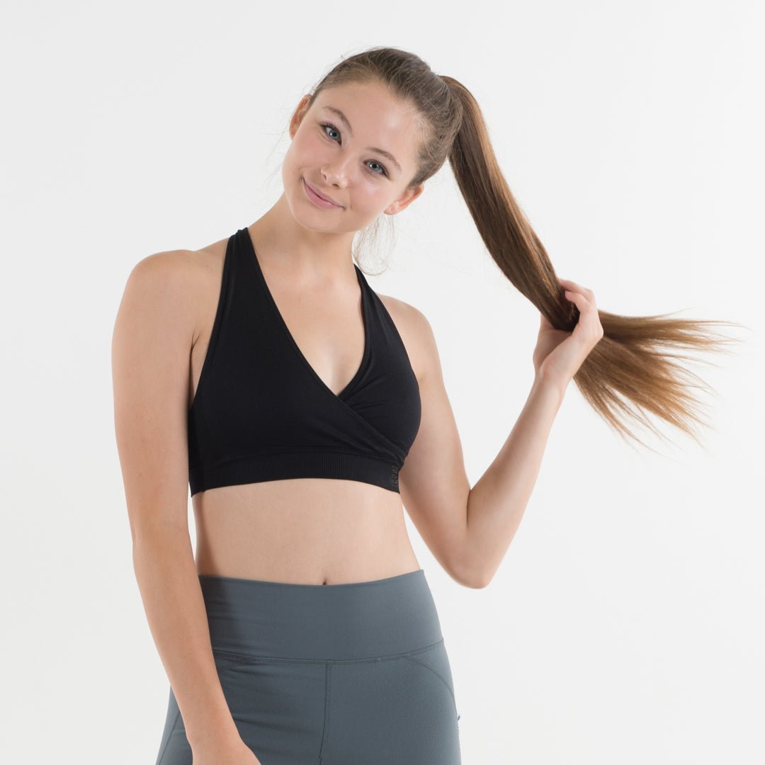 BRABAR strappy bra on a teen girl