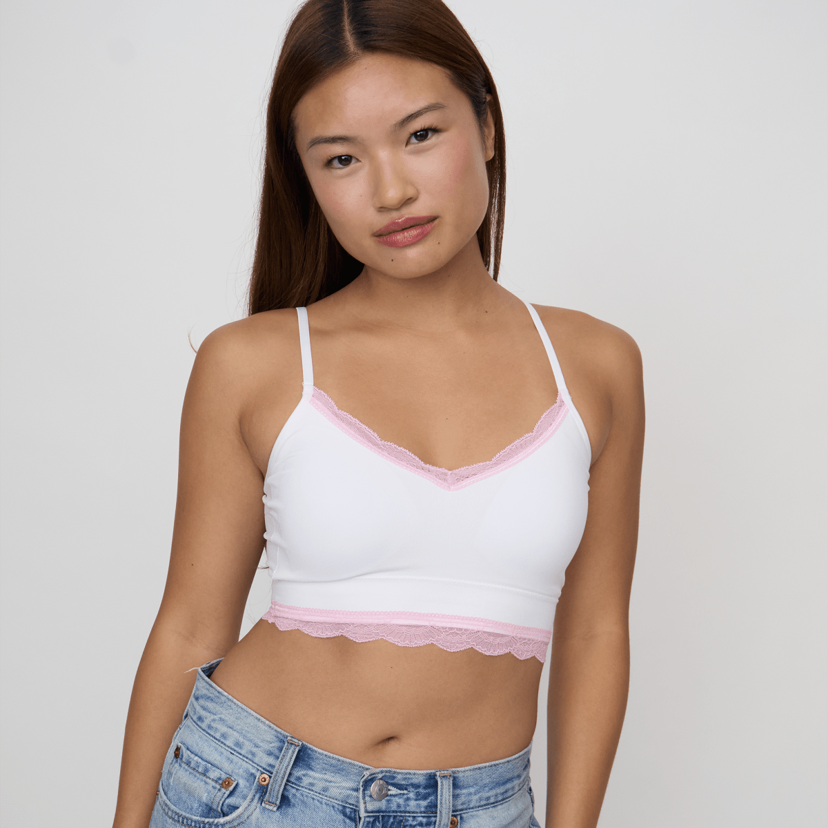 EVERYDAY LONGLINE CAMI BRA w LACECAMI BRA TOPBRABAR