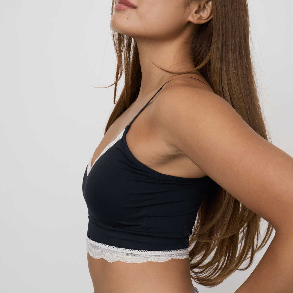 EVERYDAY LONGLINE CAMI BRA w LACECAMI BRA TOPBRABAR