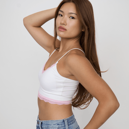 EVERYDAY LONGLINE CAMI BRA w LACECAMI BRA TOPBRABAR