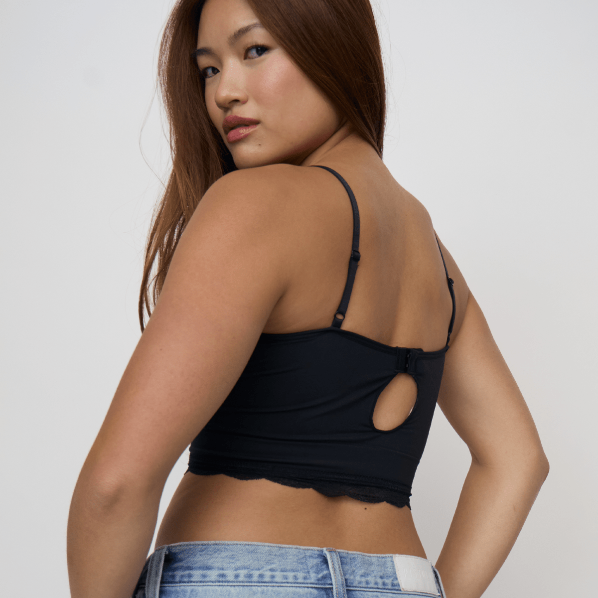 EVERYDAY LONGLINE CAMI BRA w LACECAMI BRA TOPBRABAR