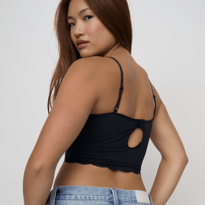 EVERYDAY LONGLINE CAMI BRA w LACECAMI BRA TOPBRABAR