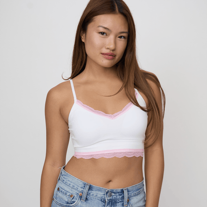 EVERYDAY LONGLINE CAMI BRA w LACECAMI BRA TOPBRABAR