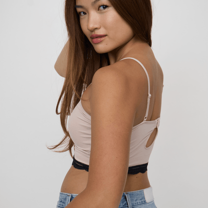 EVERYDAY LONGLINE CAMI BRA w LACECAMI BRA TOPBRABAR