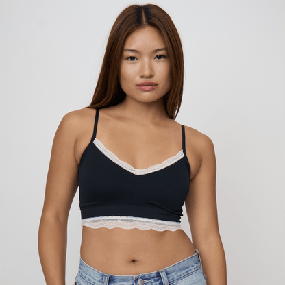 EVERYDAY LONGLINE CAMI BRA w LACECAMI BRA TOPBRABAR