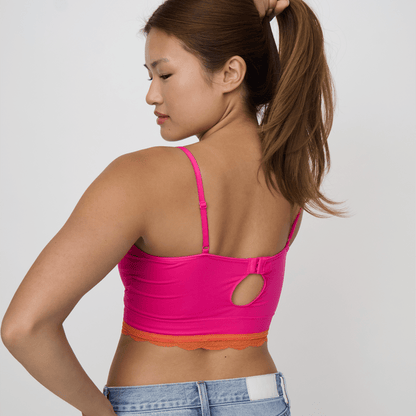 EVERYDAY LONGLINE CAMI BRA w LACECAMI BRA TOPBRABAR