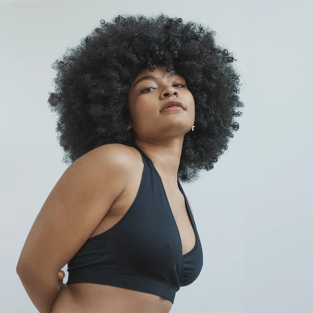Brabar HUG Halter Bralette, Black (BB100) S/M Brabar HUG Halter Bralette, Black (BB100) S/M